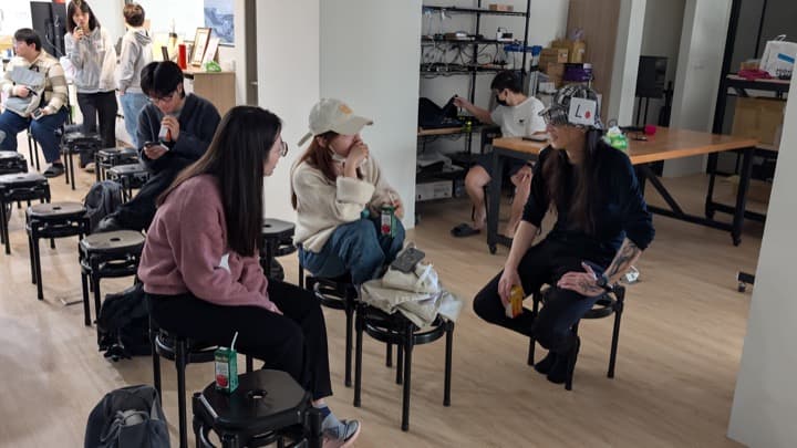 Cursor Meetup Tainan — group in Good Ideas Studio